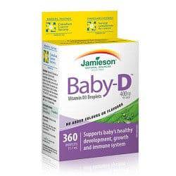 Jamieson Baby-D Vitamin D3 400IU Droplets 11.7ml