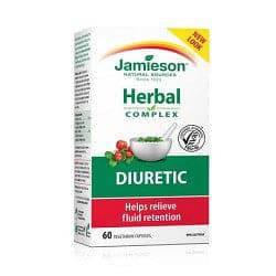 Jamieson Diuretic Herbal Complex with UVA Ursi 60 vegetarian capsules