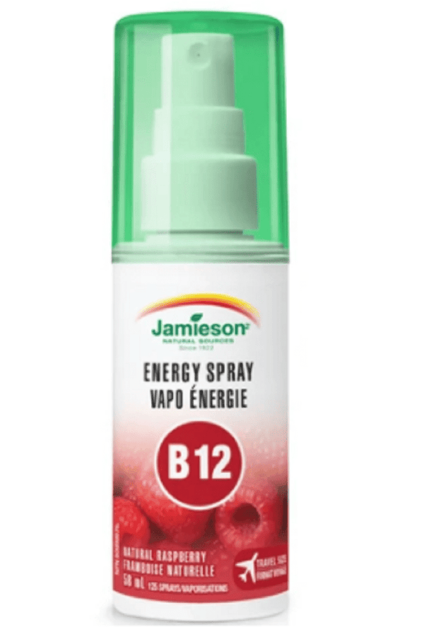 Jamieson Energy Spray Natural Raspberry Flavor 58 ml