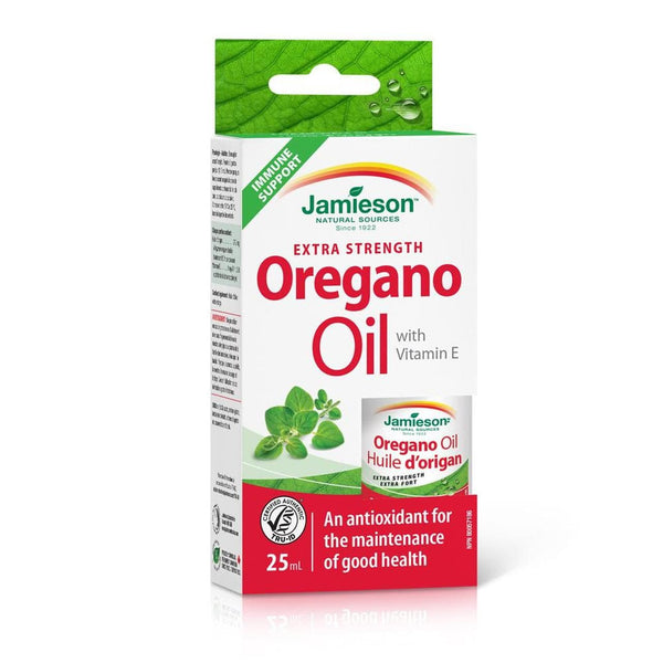 Jamieson Extra Strength Oregano Oil with Vitamin E 25 mL
