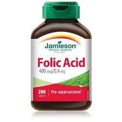 Jamieson Folic Acid 400mg 200 Tablets