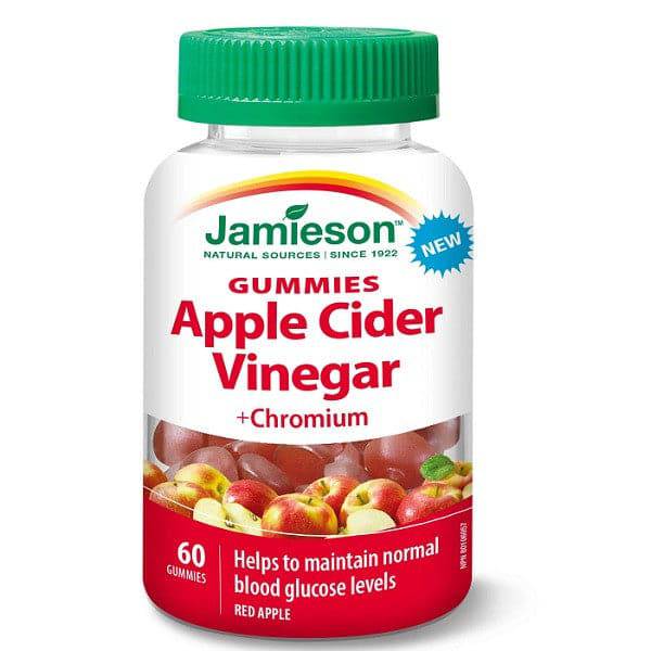 Jamieson Gummies Apple Cider Vinegar + Chromium 60 gummies