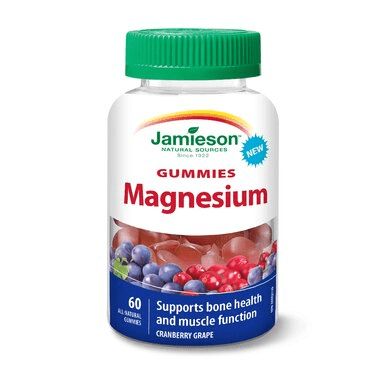 Jamieson Gummies Magnesium 60 All-Natural Gummies
