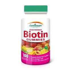 Jamieson High Potency Biotin 100 Gummies