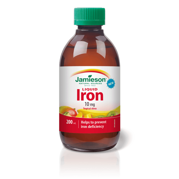 Jamieson Liquid Iron 10mg Tropical Citrus 200mL