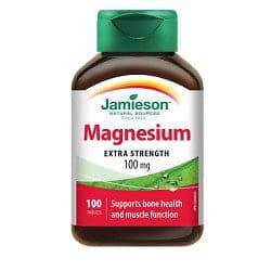 Jamieson Magnesium Extra Strength 100mg 100 Tablets