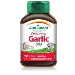 Jamieson Odourless Garlic 500mg 300 Capsules