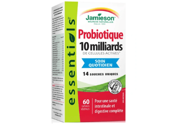 Jamieson Probiotic 10 Billion Active Cells Daily Maintenance 60 Vegetarian Capsules