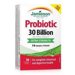 Jamieson Probiotic 30 Billion Extra Strength 14 Unique Strains 30 Capsules