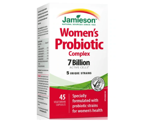 Jamieson Women's Probiotic Complex 7 Billion Active Cells 45 Vegetarian Capsules