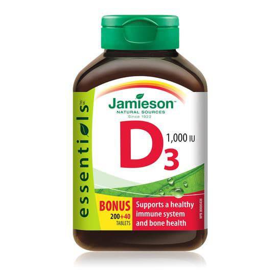 Jamieson Softgels Vitamin D3 1000IU