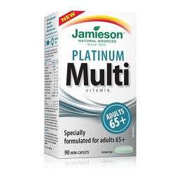 Jamieson Platinum Multi Vitamin for Adult 65+ 90 Mini-Caplets
