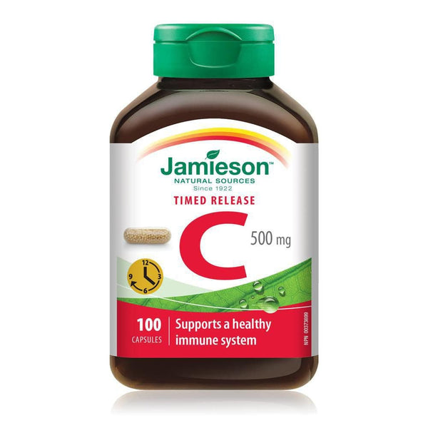Jamieson Timed Release Product Vitamin C 500 Mg 100 Capsules