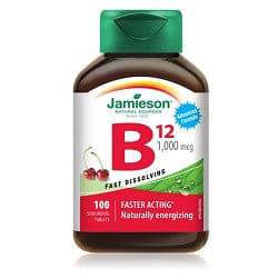 Jamieson Vitamin B12 1000mcg Sublingual 100 Tablets