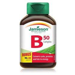 Jamieson Vitamin B50 Complex Bonus 90+30 Caplets