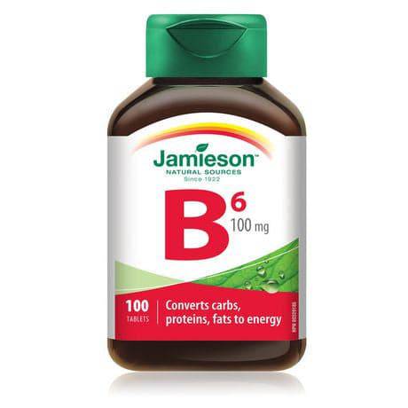 Jamieson Vitamin B6 100mg - 100 Tablets