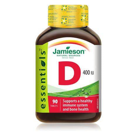 Jamieson Vitamin D 400 IU  90 Tablets