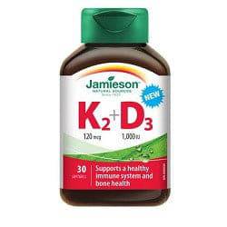 Jamieson Vitamin K2 + D3 - 30 Softgels