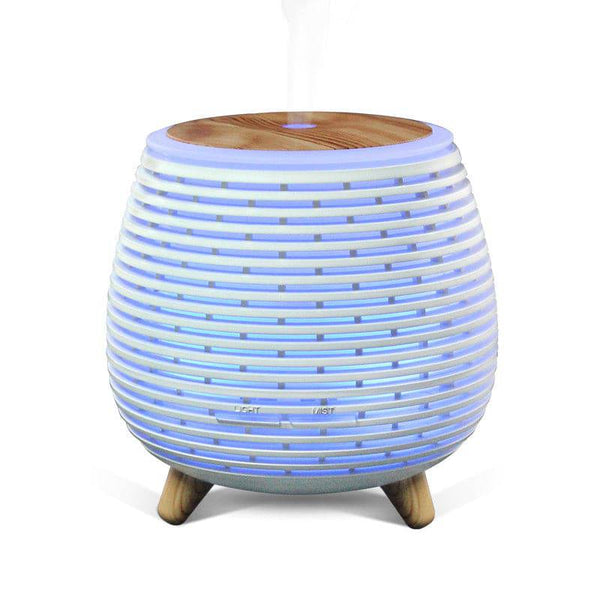 Lasting Naturals Wood Aromatherapy Essential Oil Diffuser  - White