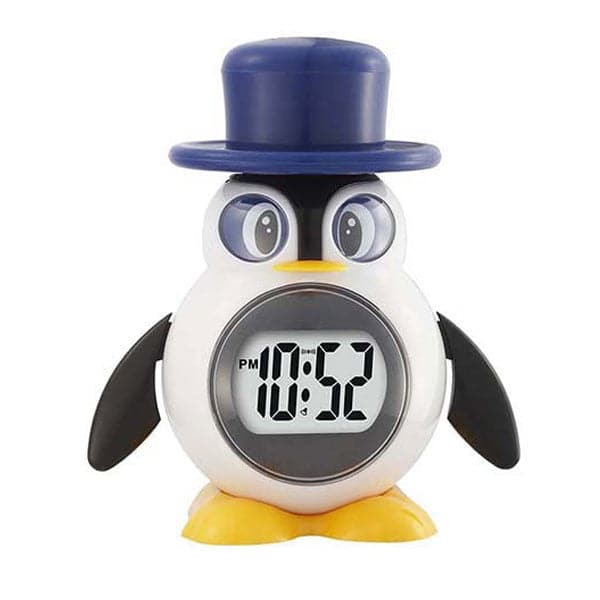 MaxiAids Reizen Talking Penguin Alarm Clock - English