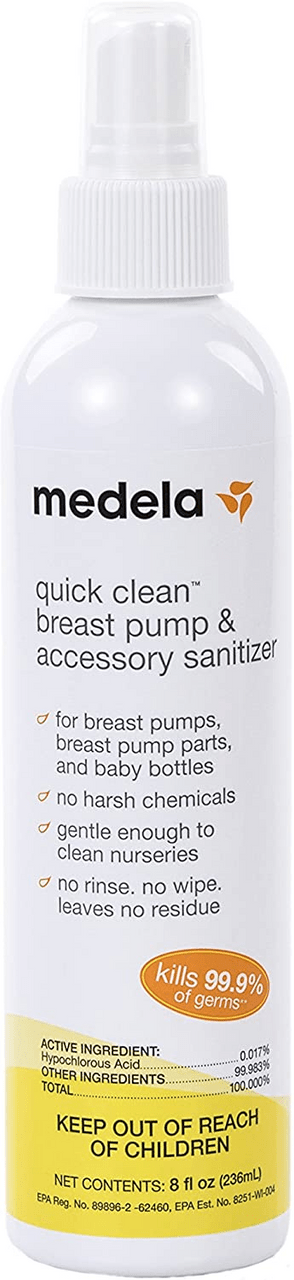 Medela Quick Clean Breast Pump  & Accessory Sanitizer Spray 236mL