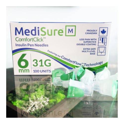 MediSure ComfortClick 31G x 6mm