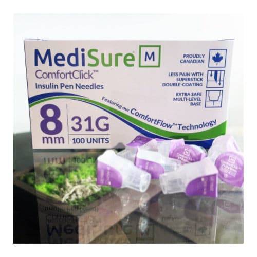 MediSure ComfortClick 31G x 8mm
