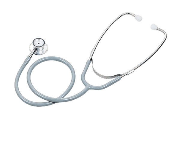 Medline Pediatric Dual Head Stethoscope - Grey 22 Inch