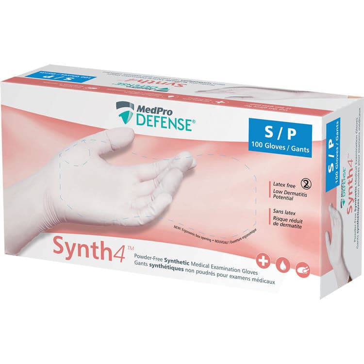 Medpro Dropes MedPro Defense Synth4 Medical Examination Powder-Free Synthetic Gloves