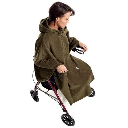 Mobb Fleece Mobility Cape - Olive Green