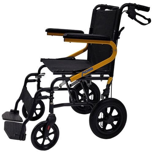 MOBB Transport Chair with 12" Wheels and 18" Seat Width