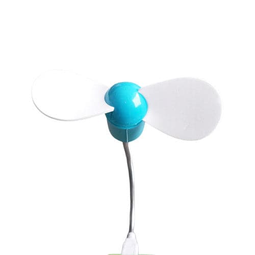 Nack Nax Portable USB Mini Cooling Fan - Blue