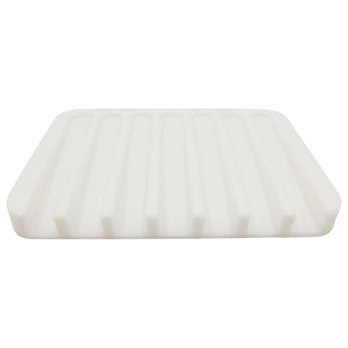 Nack Nax Silicone Soap Dish Holder - White