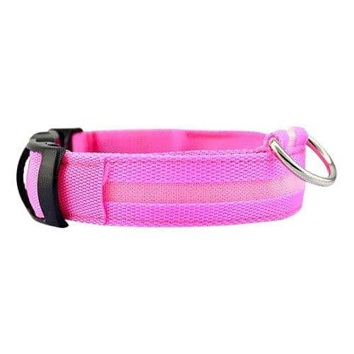 Nack Nax LED Dog Collar - Pink