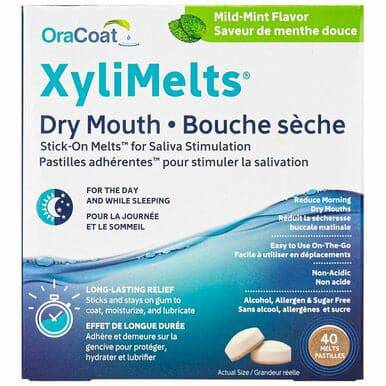 Oral Science X-PUR Oracoat Xylimelts Pastilles Mild Mint 40 Count