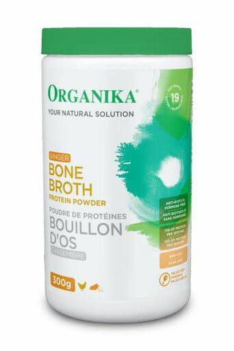 Organika Bone Broth, Ginger Chicken Powder 300g