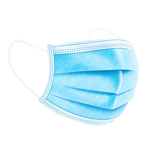 Ortho Active 3 Ply Disposable Medical Masks with Ear Loops - 50 masks