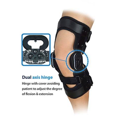 Functional Knee Rom Ortho Active ACL/PCL Rigid Functional Knee Brace with ROM