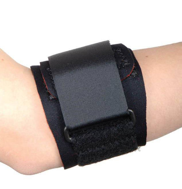 Ortho Active Tennis Elbow Strap with Pad - Black