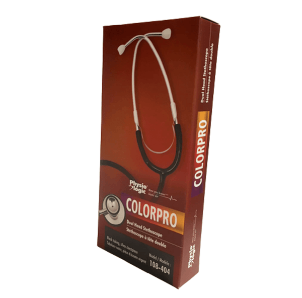 AMG Medical PhysioLogic ColorPro Dual Head Stethoscope - Black