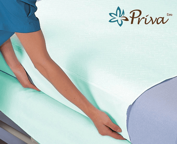 Priva Premium Waterproof Incontinence Mattress Protector with Tuck in Flaps 34" x 36"