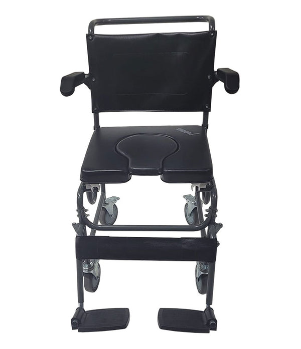 MOBB Padded Steel Commode Chair with Wheels III