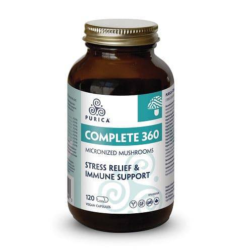 Purica Complete 360 Micronized Mushrooms V-Caps - Stress Relief & Immune Support