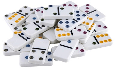 Relaxus Coloured Dominoes Game