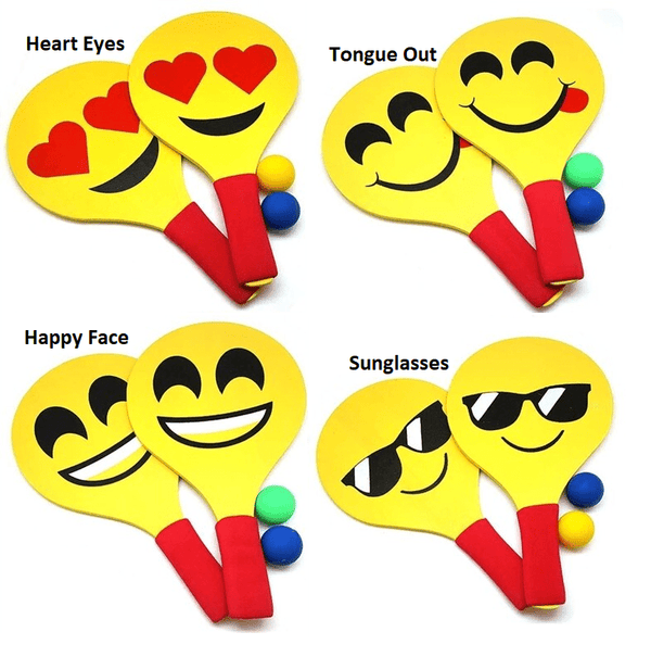 Relaxus Moji Hits Paddle Ball Game (Assorted)