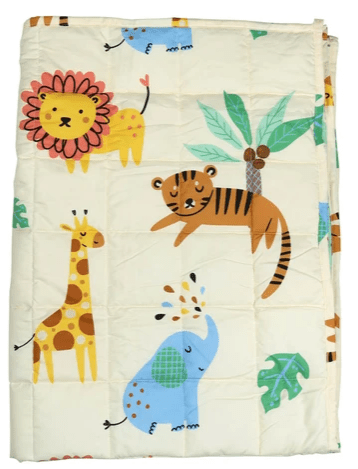 Relaxus Sensory Calming Weighted Blanket for Kids - Safari Jungle (36x48 inches - 5Ibs)