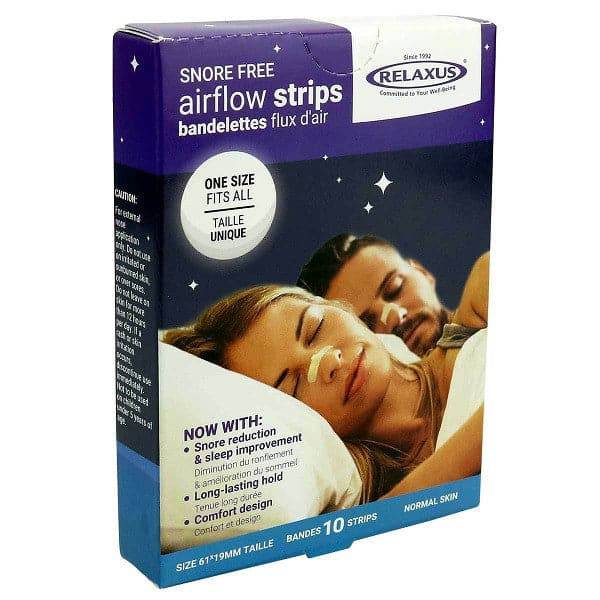 Relaxus Snore Free Airflow Strips -10 Strips