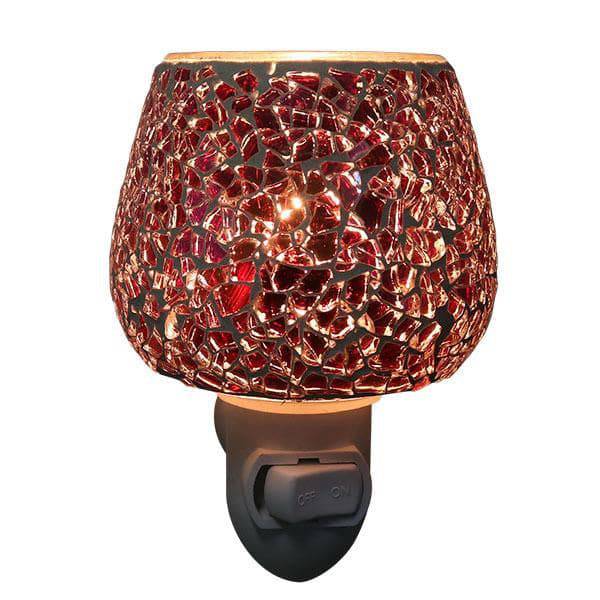 Relaxus Aromatherapy Aroma Sparkle Essential Oil Night Light Diffuser - Red