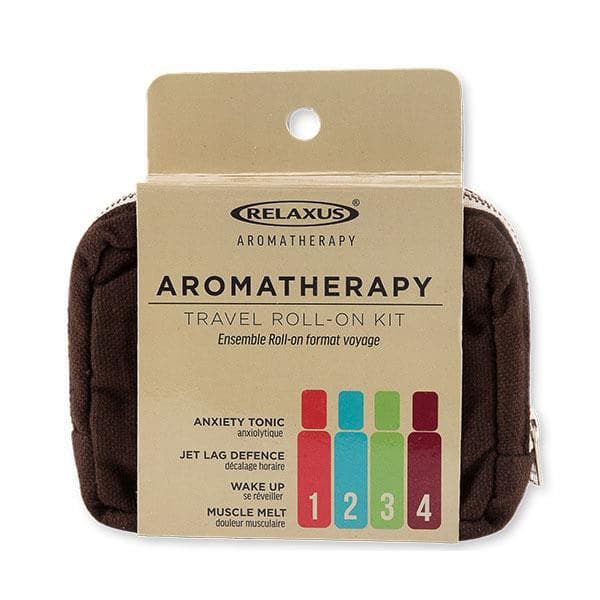 Relaxus Essentials Aromatherapy Travel Roll-On Kit