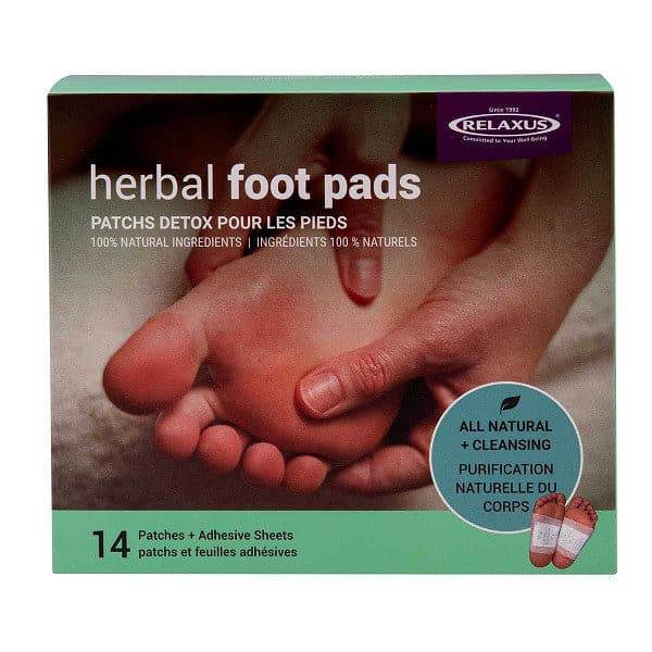 Relaxus Herbal Foot Pads 14 Patches + Adhesive Sheets - Detox